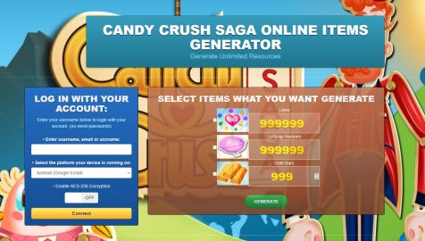 candy crush saga hacks & cheats online generator