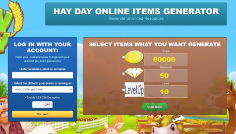 Hay Day hack Cheat Android Ios online generator