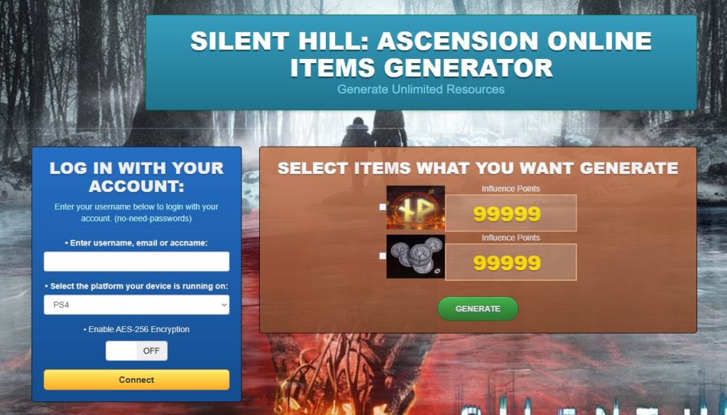 SILENT HILL: Ascension Hack Cheat Mod Online Generator