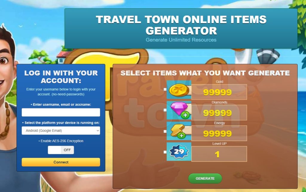 Travel Town Merge Adventure Hack Cheat Mod Online Generator