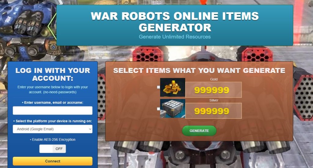 War Robots Multiplayer Battles Hack Cheat Mod Online Generator