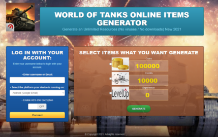 World of tanks game cheat gold, credits, experience, crew kit