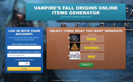 Vampire’s Fall: Origins RPG Hack Cheat Tool Generator Mod