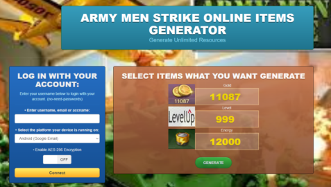 Army Men Strike generator hack cheats android ios