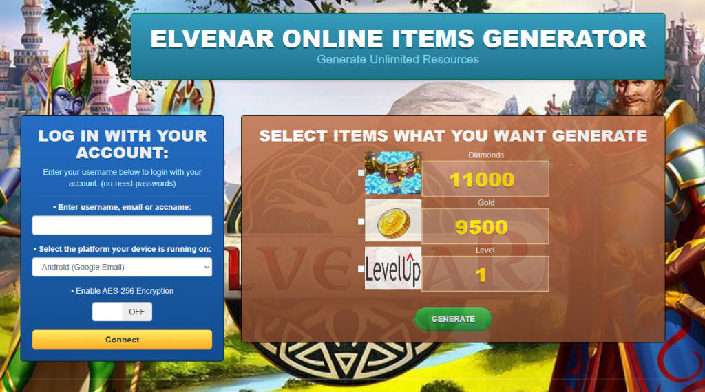 elvenar game hack cheat mod online generator