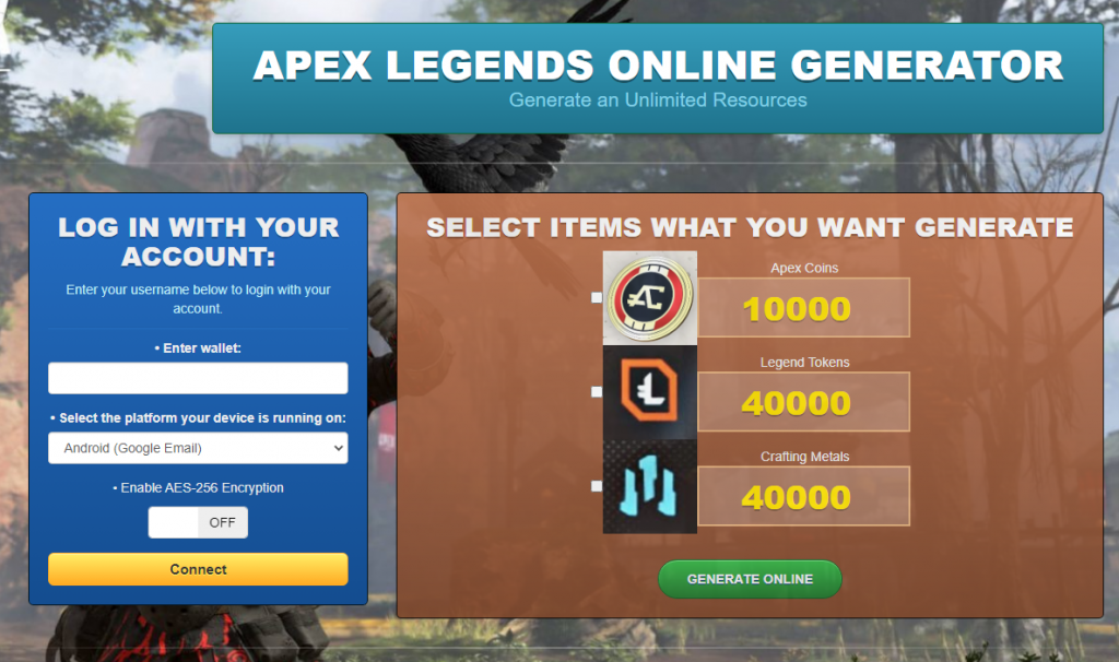 Apex Legends Game Online Generator Hack Cheat Mod