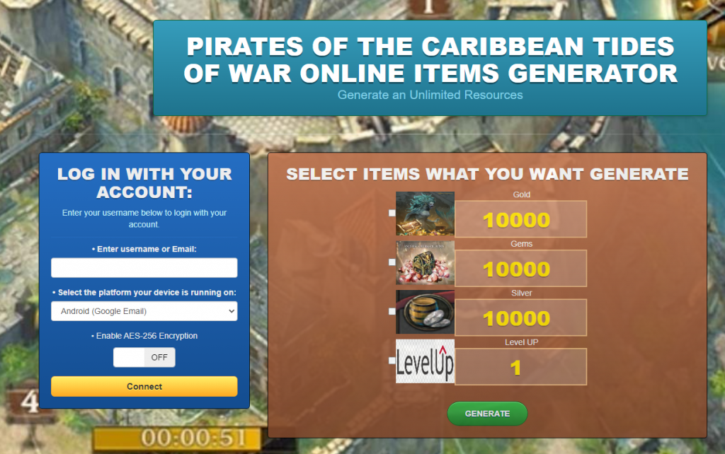 Pirates of the Caribbean Tides Of War hack online generator Cheat