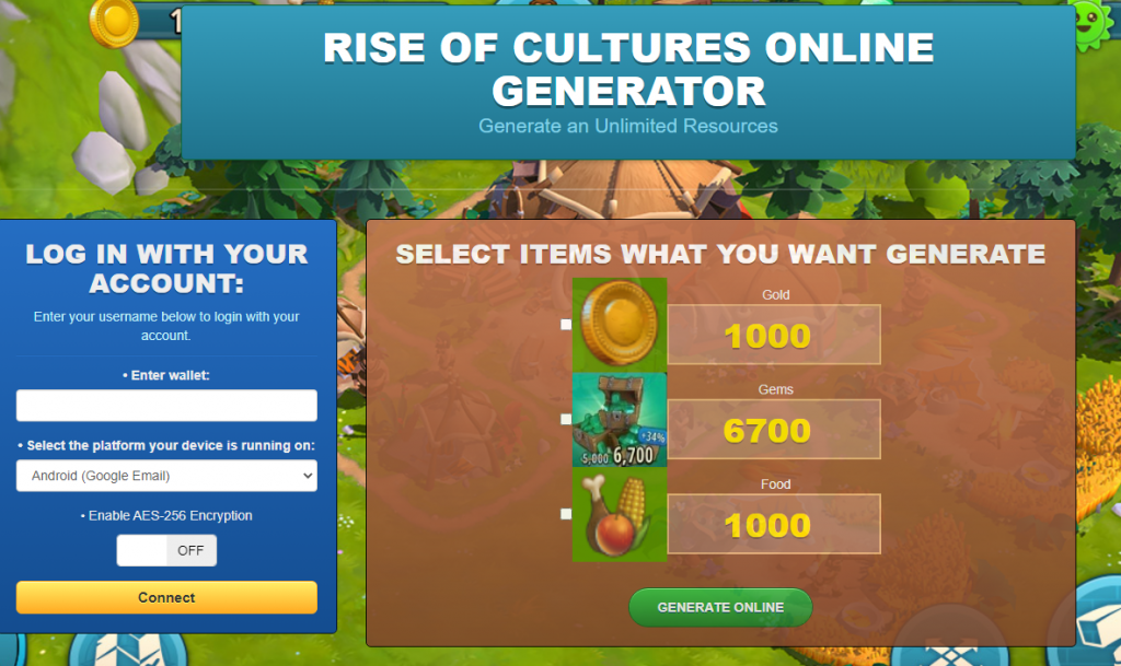 Rise Of Cultures Hack Cheat Mod Online Generator
