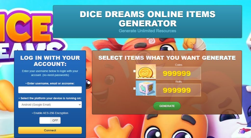 Dice Dreams Hack Cheat Mod Online Generator