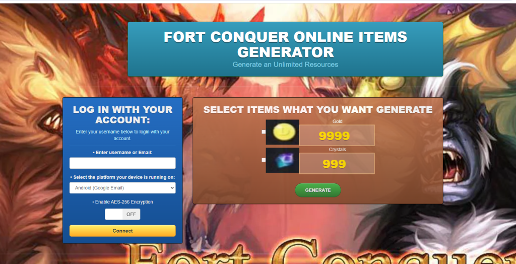 Fort Conquer game hack cheat mod generator online