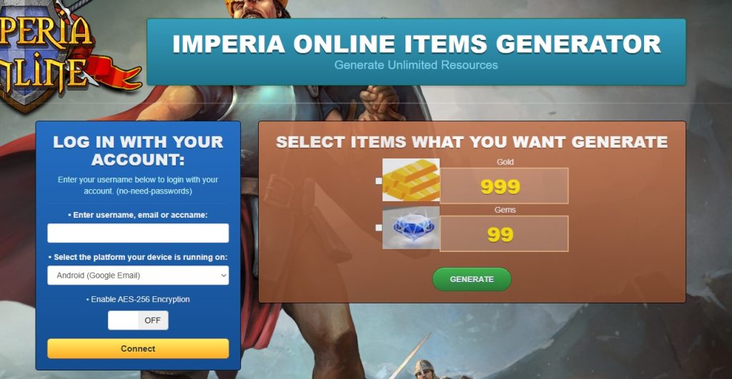 Imperia Online Hack Cheat Mod Online Generator