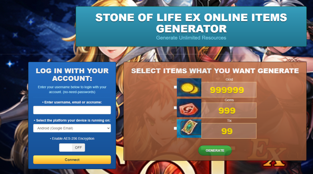 SOL Stone Of Life EX Hack Cheat Mod Online Generator