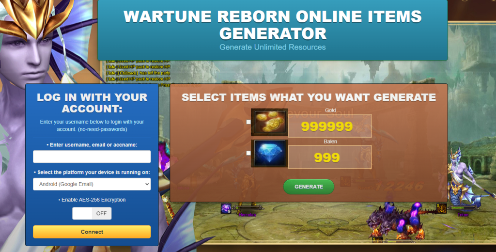 Wartune Reborn hack cheat mod online generator
