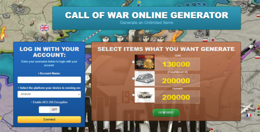 Call Of War online generator hack cheat mod