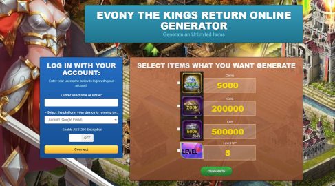 Evony – The King’s Return generators cheats android ios