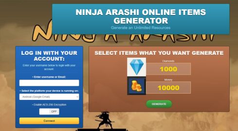 Ninja Arashi Game Hack Cheat Online Generator