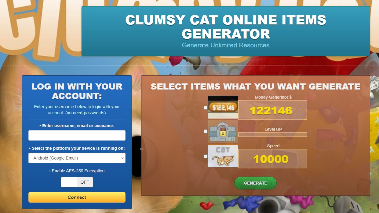 Clumcy Cat Hack Cheat Mod Online Generator