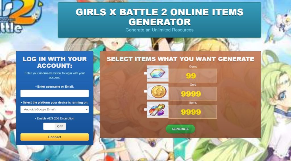 Girls X Battle 2: Save the Dog Hack Cheat Mod Online Generator