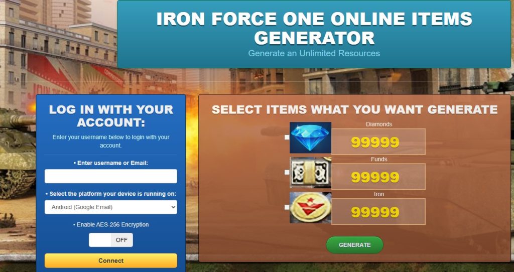 Iron Force game hack cheat mod online generator