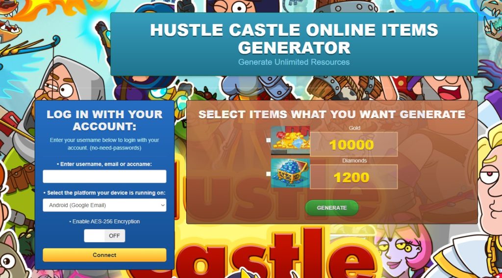 Hustle Castle Hack Cheat Mod Online Generator