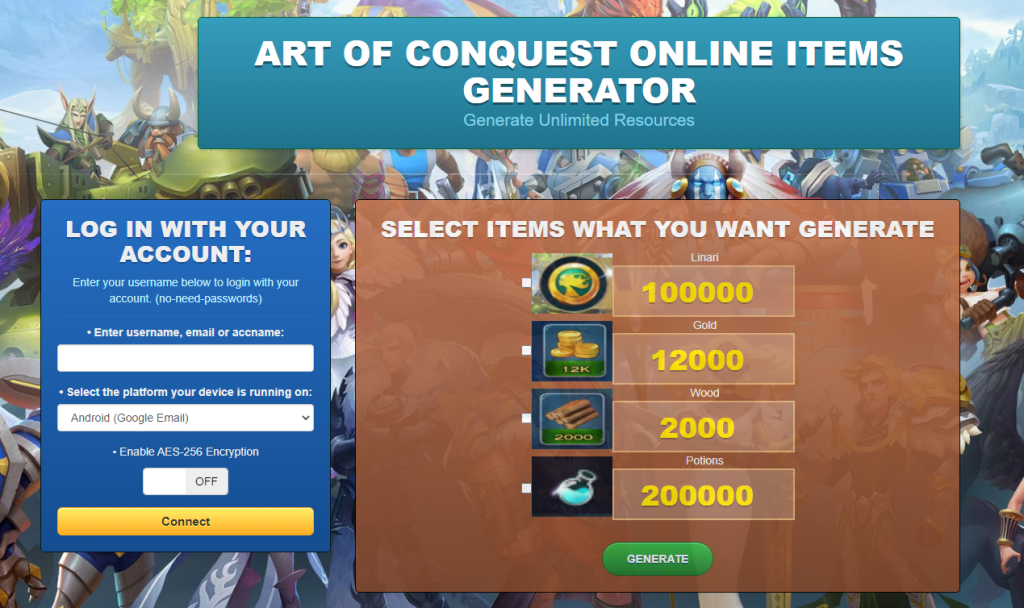 Art of Conquest : Airships Hack Cheat Mod Online Generator