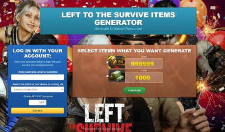 Left To The Survive Hack Cheat Mod Online Generator