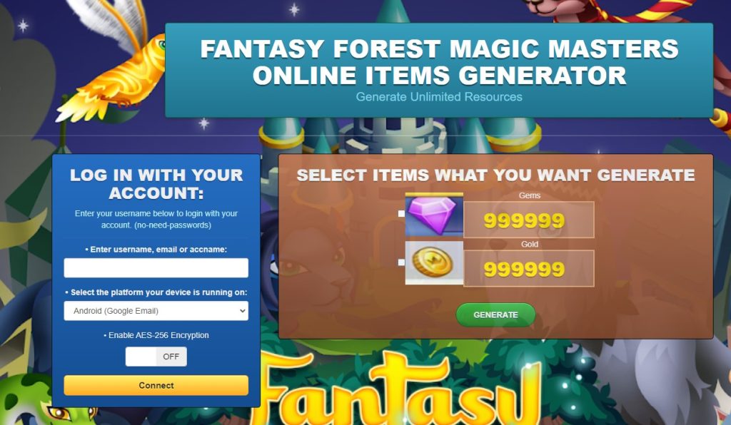 Fantasy Forest: Magic Masters Cheat Online Generator