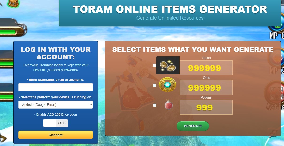 Rpg Toram Online game hack cheat mod generator