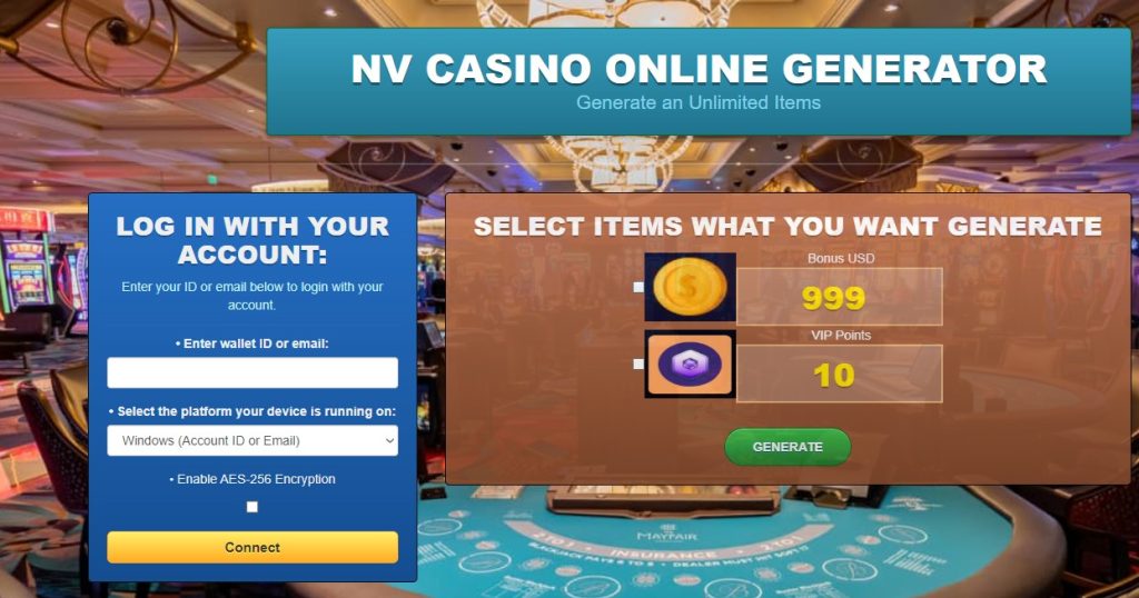 NV Casino Hack Cheat Mod Online Generator